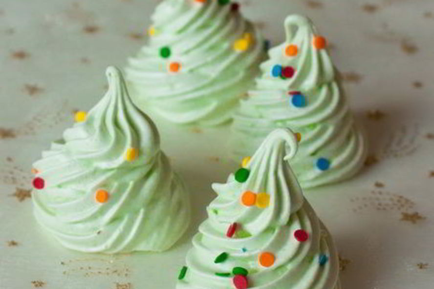 Рецепт безе елочки