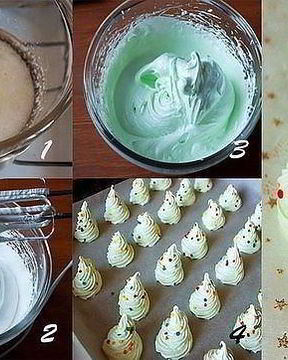 Безе новогоднее