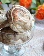 Безе с шоколадом