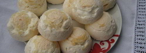 безе с вишней снежный шар. Шаг 4