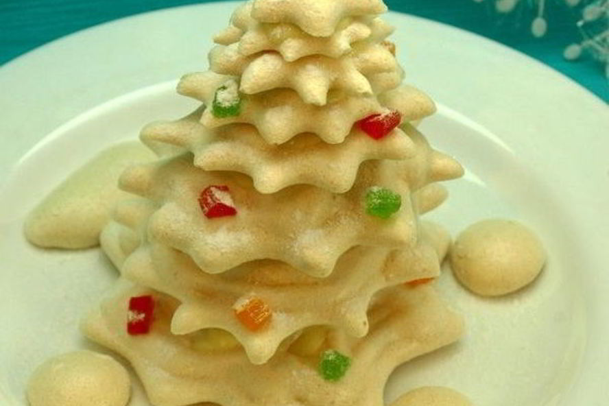 Рецепт елочки из безе