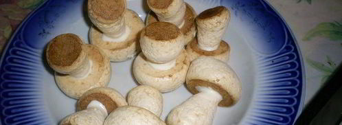 грибки из безе. Шаг 5