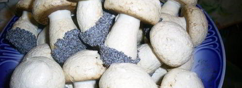 грибки из безе. Шаг 6