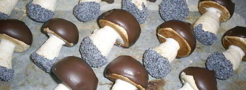 грибки из безе. Шаг 7