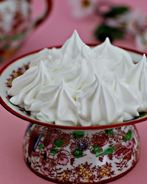 Крем мокрое безе для украшения