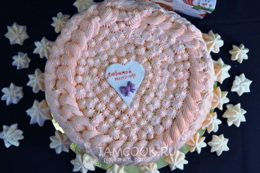 Рецепт торта-безе для любимой мамочки