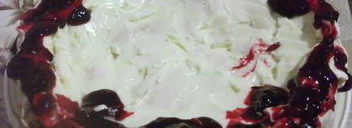 торт-безе рождественский венок. Шаг 12