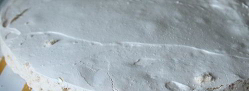 торт-безе с брусничным курдом. Шаг 5