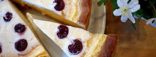 творожный десерт с пудингом и вишневым безе чизкейк. Шаг 9