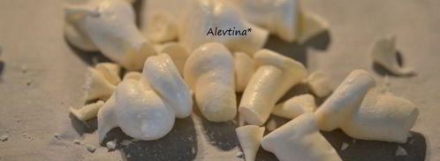 украшения из безе с шоколадом. Шаг 8