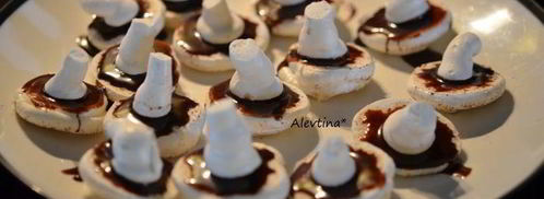 украшения из безе с шоколадом. Шаг 9