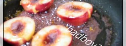 десерт с персиками и мороженым. Шаг 14