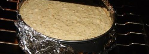 чизкейк с халвой и карамельными яблочками. Шаг 8