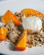 Десерт Хурма и халва