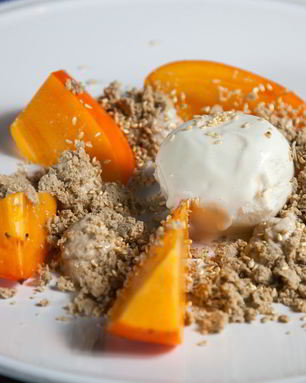 Десерт Хурма и халва