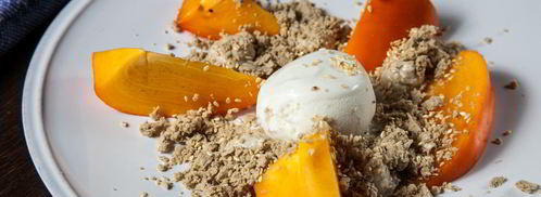 десерт хурма и халва. Шаг 8