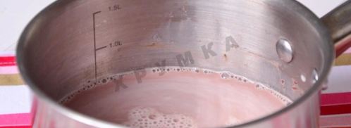 горячий шоколад с халвой. Шаг 3