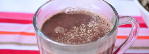 горячий шоколад с халвой. Шаг 7