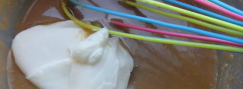 грушевые лодочки с пряником и халвой. Шаг 13