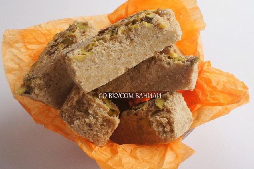 Рецепт кунжутной халвы с фисташками
