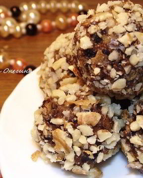 Домашние конфеты из сухофруктов