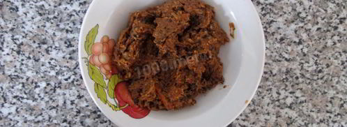 конфеты из сухофруктов в блендере. Шаг 3