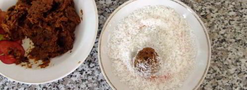 конфеты из сухофруктов в блендере. Шаг 4