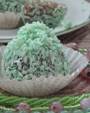 Конфеты ручной работы на меду с орехом пекан