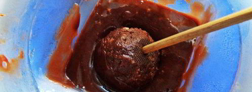 конфеты с шоколадом и ликером. Шаг 12