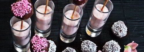 конфеты с шоколадом и ликером. Шаг 17