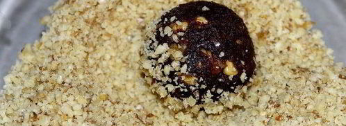 конфеты шоколадные с грецкими орехами и миндальным ликером. Шаг 8