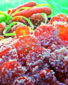 Морковные конфеты в кокосе