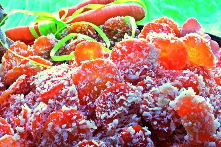 Рецепт морковных конфет в кокосе