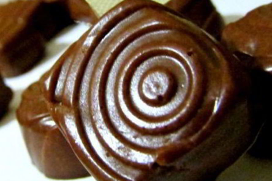 Рецепт шоколадна-желейных конфетки