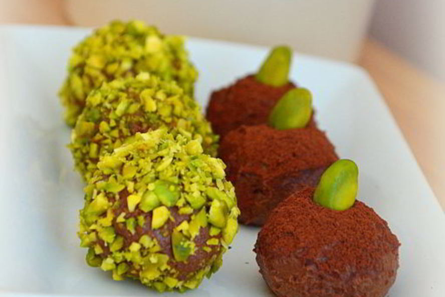 Рецепт шоколадных конфет с фисташками