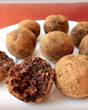 Сыроедческие конфеты с кэробом