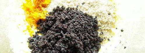 апельсиново-маковый рулет с кремом из маскарпоне. Шаг 4