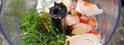 баклажанный мильфей с крабовым кремом. Шаг 4