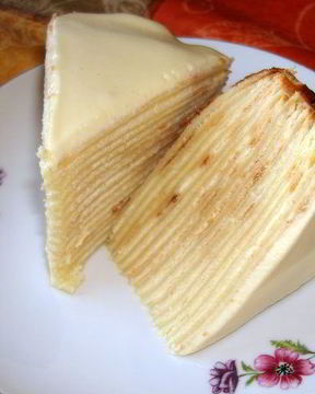 Блинный тортик с медовым кремом