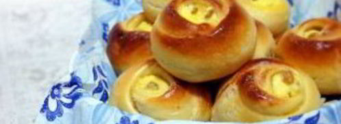 булочки с творожным кремом. Шаг 17