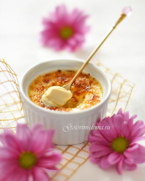 Десерт крем-брюле