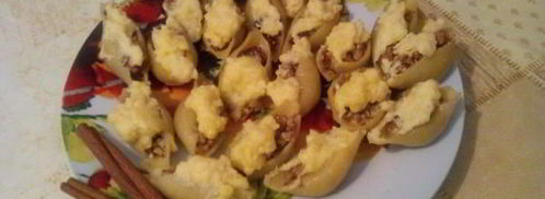 десертные ракушки с кремом. Шаг 5