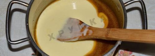 карамельный крем для торта. Шаг 5