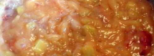 клубнично-ревеневое фламмери — десертный крем. Шаг 5