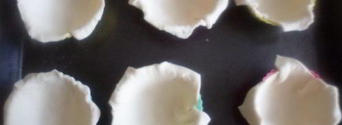 корзиночки слоеные с творожным кремом. Шаг 3