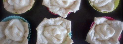 корзиночки слоеные с творожным кремом. Шаг 6