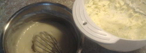 масляный крем на белом шоколаде. Шаг 4