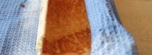 рулет бисквитный с творожным кремом. Шаг 5