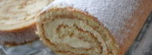 рулет бисквитный с творожным кремом. Шаг 9