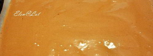 шоколадный рулет с кокосовым кремом. Шаг 3